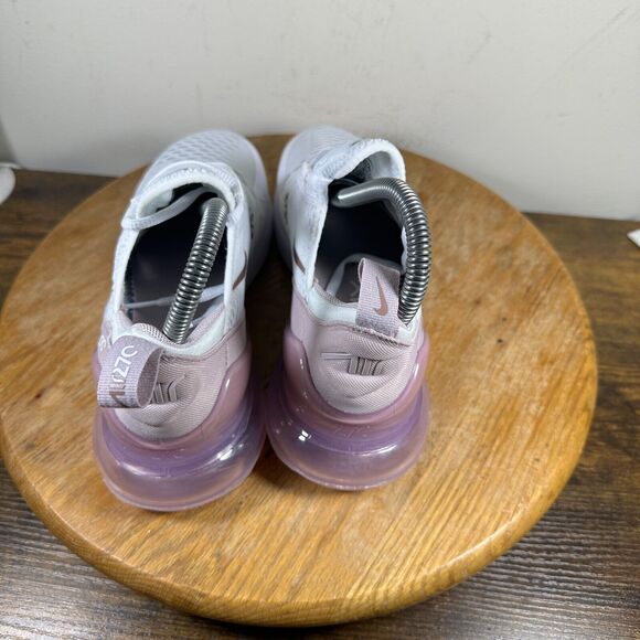 Nike Air Max 270 White Platinum Violet Women's Size 6.5 Shoe Sneakers AH6789-120 - Picture 4 of 9